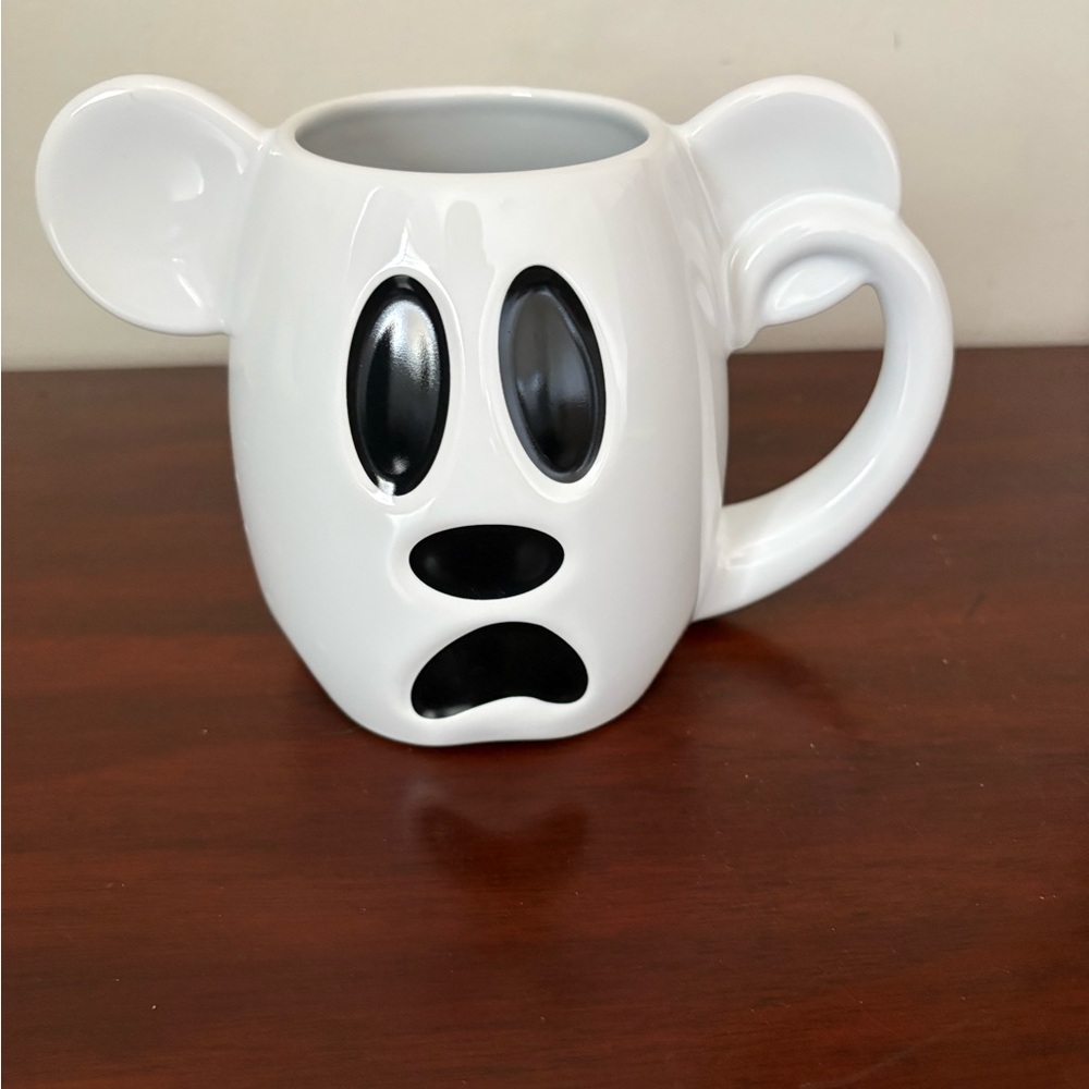 Disney Parks Halloween Mickey Mouse Ghost "Boo To You" Coffee Mug 2018 RARE